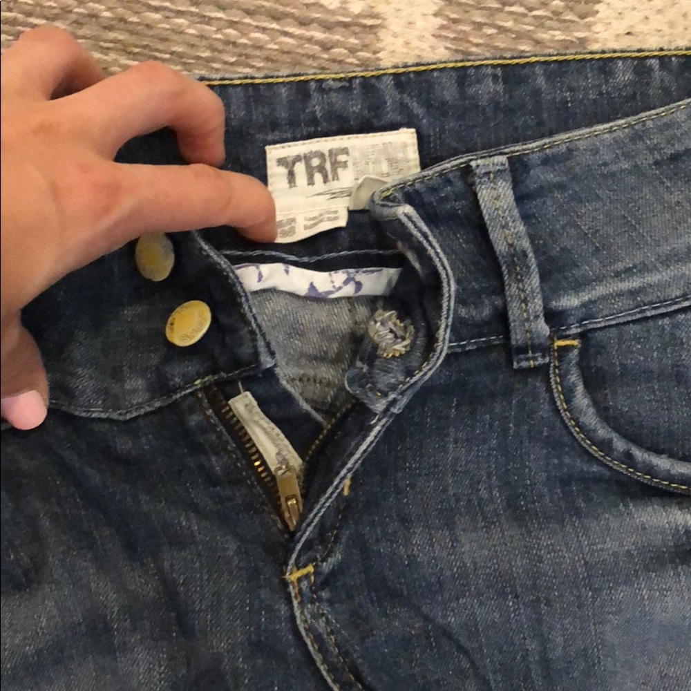 Zara sz 6 low rise skinny fit medium wash jeans - Picture 3 of 4